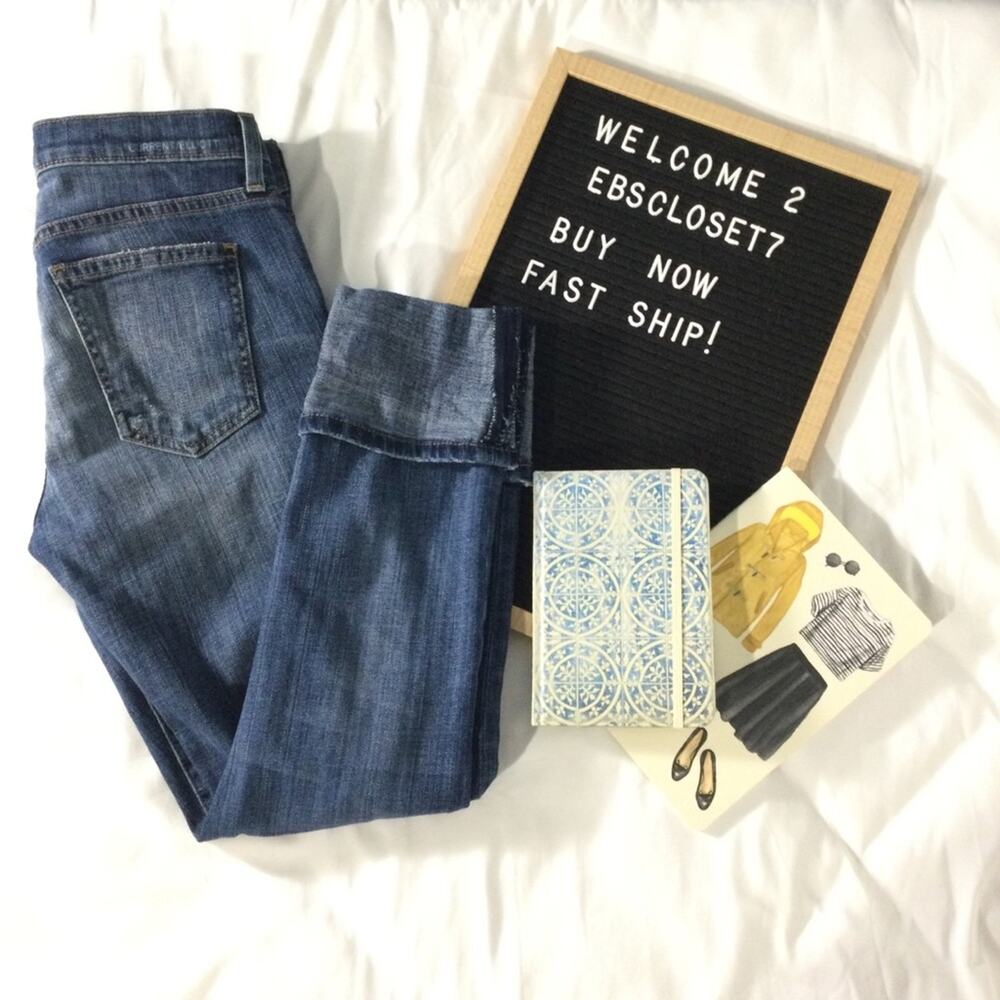 Current/Elliott Beatnik Cropped Skinny Jeans Size 26